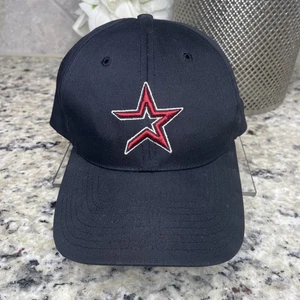 Vintage MLB Houston Astros Adjustable Hat Black Embroidered Logo SnapBack - Picture 1 of 6