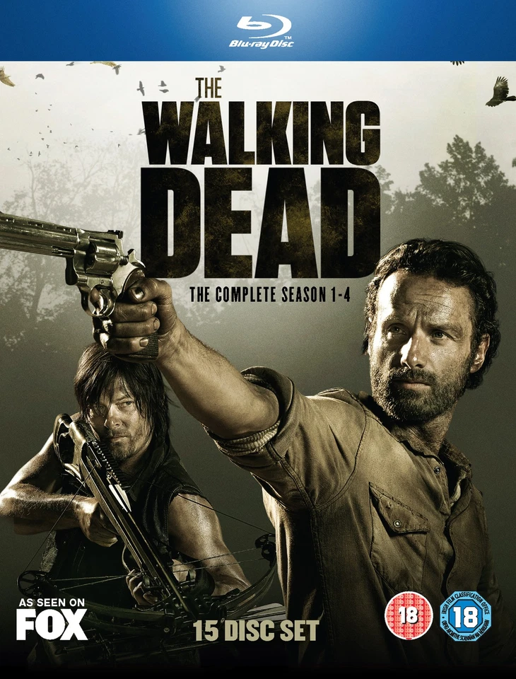 The Walking Dead: The Complete Season 1-4 (Blu-ray) - Image 1 of 2