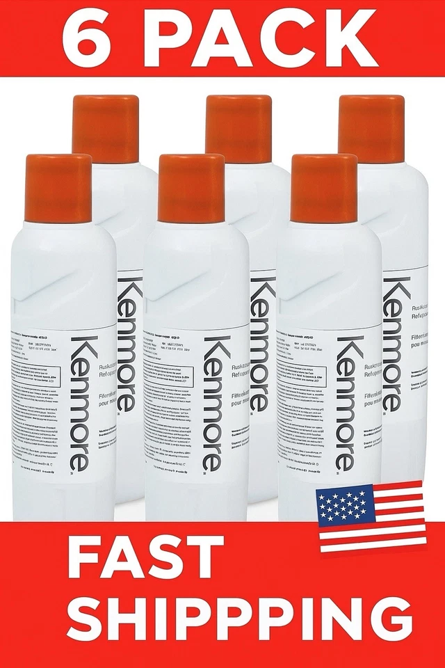 6 PACK Kenmore 9082 Replacement Refrigerator Filter - Image 1 of 2
