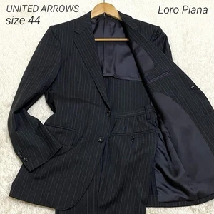 UNITED ARROWS✖︎Loro Piana Suit Set Dark Gray 44 - Picture 1 of 12