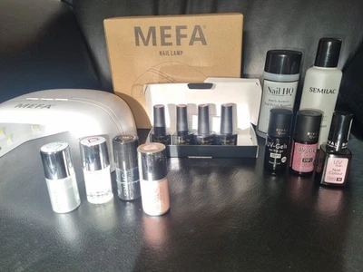 UV Nagellack Starter Set (mit UV Lampe, Aceton, Cleaner, Jelly Magnet...) - Bild 1 von 2