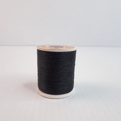 American 100% Glaced Cotton 150 Yd Quilting Thread X 1 Spool BLACK - Image 1 of 4