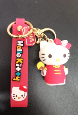 HELLO-KITTY Schlüsselanhänger Hello Kitty Schlüsselbund Disney Kinder Erwachsene Neu Rosa