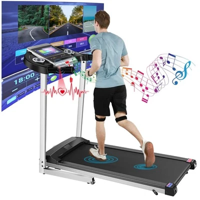 Treadmill 3.25 HP Electric Cardio Running Machine Incline Foldable for Training* - Image 1 of 4