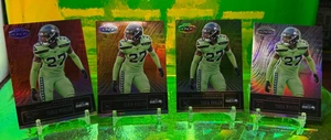 LOTE X4 #10/10 2022 HONORS RC Tariq Lana ROJO NARANJA VERDE PLATA CB SEAHAWKS - Imagen 1 de 2