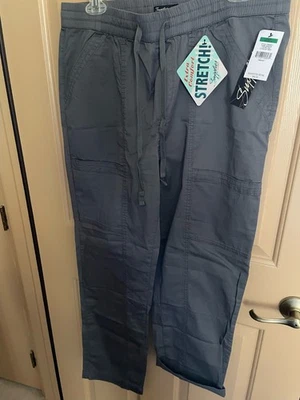 Pantalones cargo para mujer Suministros/Union Bay pull on caqui nuevos con etiquetas talla L gris galaxia Foto 1 de 4