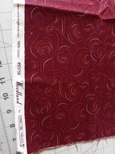 1/2 Yd 44" Cotton Quilt Fabric Woodland By Connecting Threads - Picture 1 of 4
