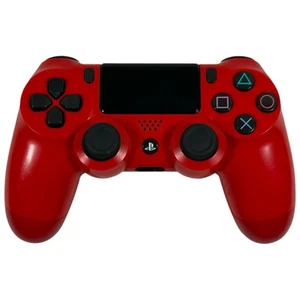 Genuine Sony PlayStation 4 PS4 Dualshock 4 Wireless Controller Glacier Red OEM 2 - Picture 1 of 10