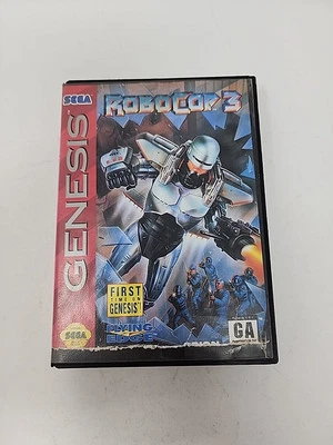 RoboCop 3 (Sega Genesis, 1993) NO MANUAL  - Image 1 of 4