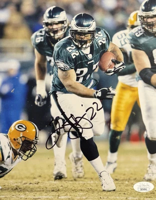 Фотография Дуче Стейли с автографом Philadelphia Eagles 8x10 сертификат подлинности JSA  - Изображение 1 из 2