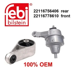 FEBI OE FRONT REAR ENGINE MOTOR MOUNT SET FOR MINICOOPER - Picture 1 of 1