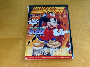 Nintendo Power Magazine Disney Mickey Mouse # 44 1993 con folleto de pintura de Mario - Imagen 1 de 23