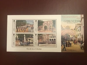 ICOLLECZONE Gibraltar 1346 alte Ansichten von Gibraltar Blatt ss NH - Bild 1 von 3