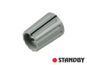 2pcs Classic collet knob ø 10 mm glossy gray, ELMA 021-2110, Shaft 3mm, ROHS - Imagen 1 de 3