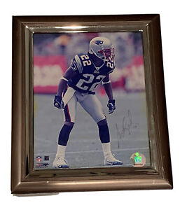 Asante Samuel Autograph 8x10 2005 Photo New England Patriots Signed Auto Framed