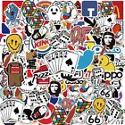 100 Funny Cool Stickers For Laptop Guitar Skateboard Water Bottle Bicycle Car