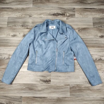 Chaqueta Moto BB DAKOTA Azul Imitación Gamuza Talla XL Nueva Con Etiquetas Foto 1 de 4