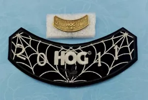 2011 HARLEY DAVIDSON GRUPPO PROPRIETARI TOPPA HOG E SET SPILLE PER GIUBBOTTO NUOVO - Foto 1 di 2