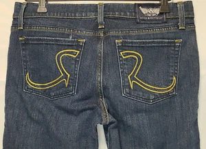 Pantalones de mezclilla Rock & Republic Kasandra para mujer talla 29x33 entrepierna nuevos sin etiquetas - Imagen 1 de 11