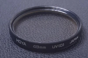 ✅ HOYA UV (0) 49MM FILTER GENUINE LENS OR CAMERA SCREW IN 15-4 - Picture 1 of 2
