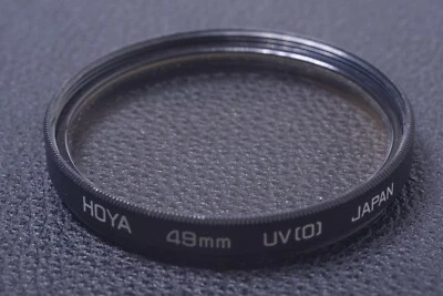 ✅ HOYA UV (0) 49MM FILTER GENUINE LENS OR CAMERA SCREW IN 15-4 - Image 1 of 2
