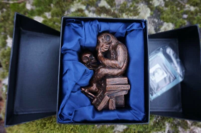 MOUSEION PARASTONE PA09RHE FIGURINE STATUES SINGE MONKEY CRANE AFFE SCHADEL PARASTONE SAGESSE