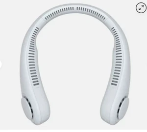 Jisulife FA14-C Portable Personal Neck Fan, 3 Speed & Rechargeable - White - Picture 1 of 1