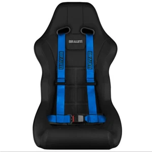 Braum - Blue 4 Point 2 Inch Strap Racing Harness BRH-BUP4 - Single - Picture 1 of 4