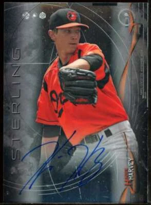 Hunter Harvey Card 2014 Bowman Sterling Prospect Autographs #BSPAHH - Image 1 of 2