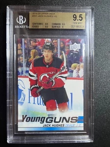 Jack Hughes Young Guns Rookie BGS 9,5 2019-20 Upper Deck - Imagen 1 de 2