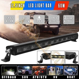 13Inch LED Light Pods Spot LED Light Bar Offroad Car ATV UTV 4WD Truck Boat Lamp - Foto 1 di 10
