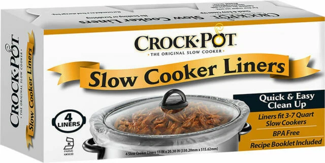 Jarden 4 Count Crock Pot Slow Cooker Liners 4142690001