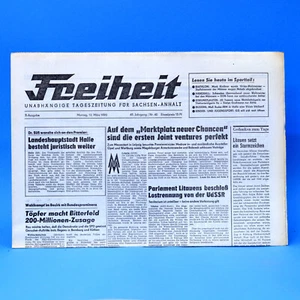 DDR Freiheit 12. März 1990 | 12.03.1990 SED Eisleben Geburtstag Hochzeit - Bild 1 von 1