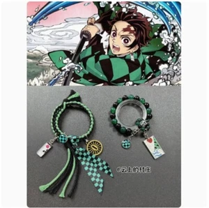 Demon Slayer Anime Popular Characters Charm Friendship Braided Bracelet Gifts - Picture 1 of 37