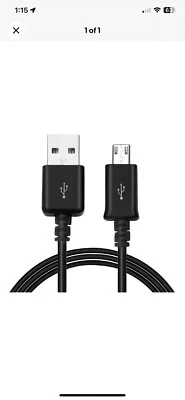 Cable Micro USB - Controladores Sony PS4, dispositivos Samsung y Android, Kindle, etc. Foto 1 de 4