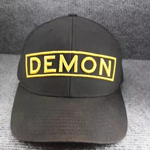 Demon United Hat Cap Adult Black Snapback Trucker Ski Snowboard Winter Sports - Picture 1 of 9