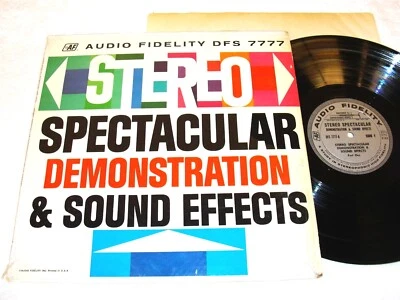 "Stereo Spectacular Demonstration & Sound Effects" 1963 LP, Nice VG++!, DFS-7777 - Image 1 of 2