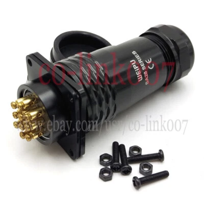 SA28 IP67 10Pin Waterproof Connector Plug Socket,25A Industrial Power Connector - Image 1 of 4