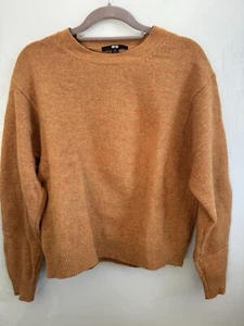EXCELLENT UNIQLO WOMEN Mustard Wool Jumper Size M (Asian Sizing = AU Size XS) - Picture 1 of 2