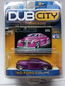 JADA TOYS - DUB CITY - (1940) '40 FORD COUPE - 1/64 Factory Sealed 2004 - Picture 1 of 10