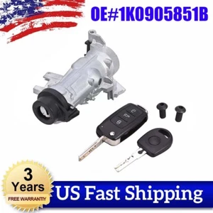 Upgraded Ignition Switch Lock Remote Control Key 1K0905851B For VW TIGUAN EOS - Picture 1 of 14
