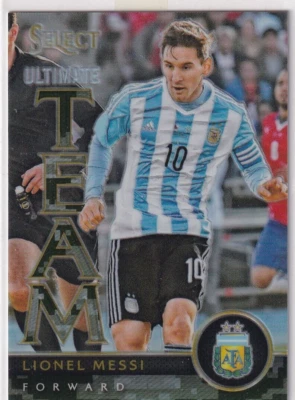 Panini Select 2015/16 No. 16 Lionel Messi Ultimate Team Camo Prizm 25/249 - Image 1 of 2