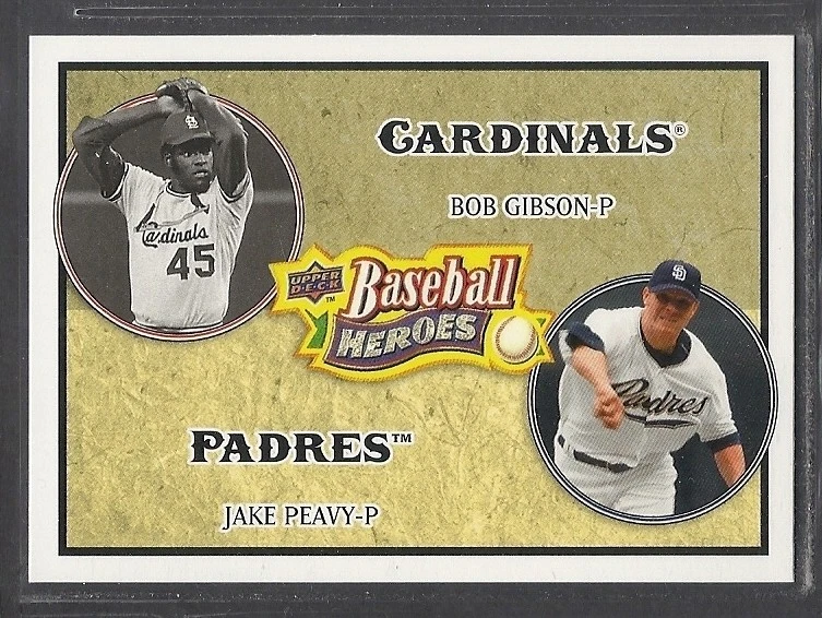 2008 Upper Deck Baseball Heroes - #184 - Bob Gibson - St. Louis Cardinals - Image 1 of 1