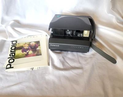 Polaroid Spectra AF Collapsible Instant Film Camera TESTED Vintage With Film - Image 1 of 4