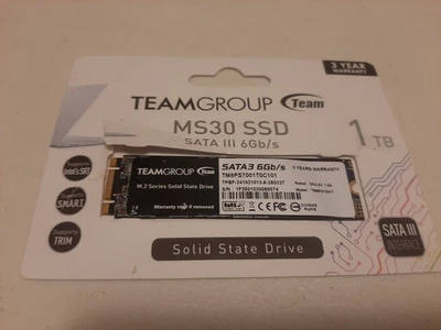 TEAMGROUP MS30 1TB SSD SLC Cache 3D NAND TLC M.2 2280 SATA III 6Gb/s Internal - Image 1 of 3