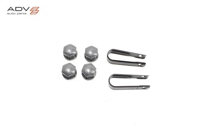 18-25 VOLVO XC60 WHEEL RIM LUG NUT BOLT BOLTS CAP COVER & CAP HOOK TOOL OEM SET - Image 1 of 4