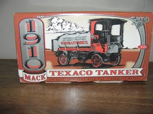 ERTL 1910 Mack Texaco Tanker Locking Coin Bank Die Cast Metal NEW SEALED - Picture 1 of 8