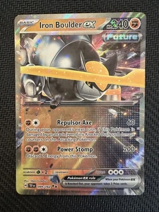 Iron Boulder ex - 099/162 - SV05: Temporal Forces (TEF) Pokemon TCG - Picture 1 of 2