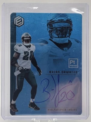Element Platinum Brian Dawkins 1/1 Auto Eagles  - Image 1 of 2