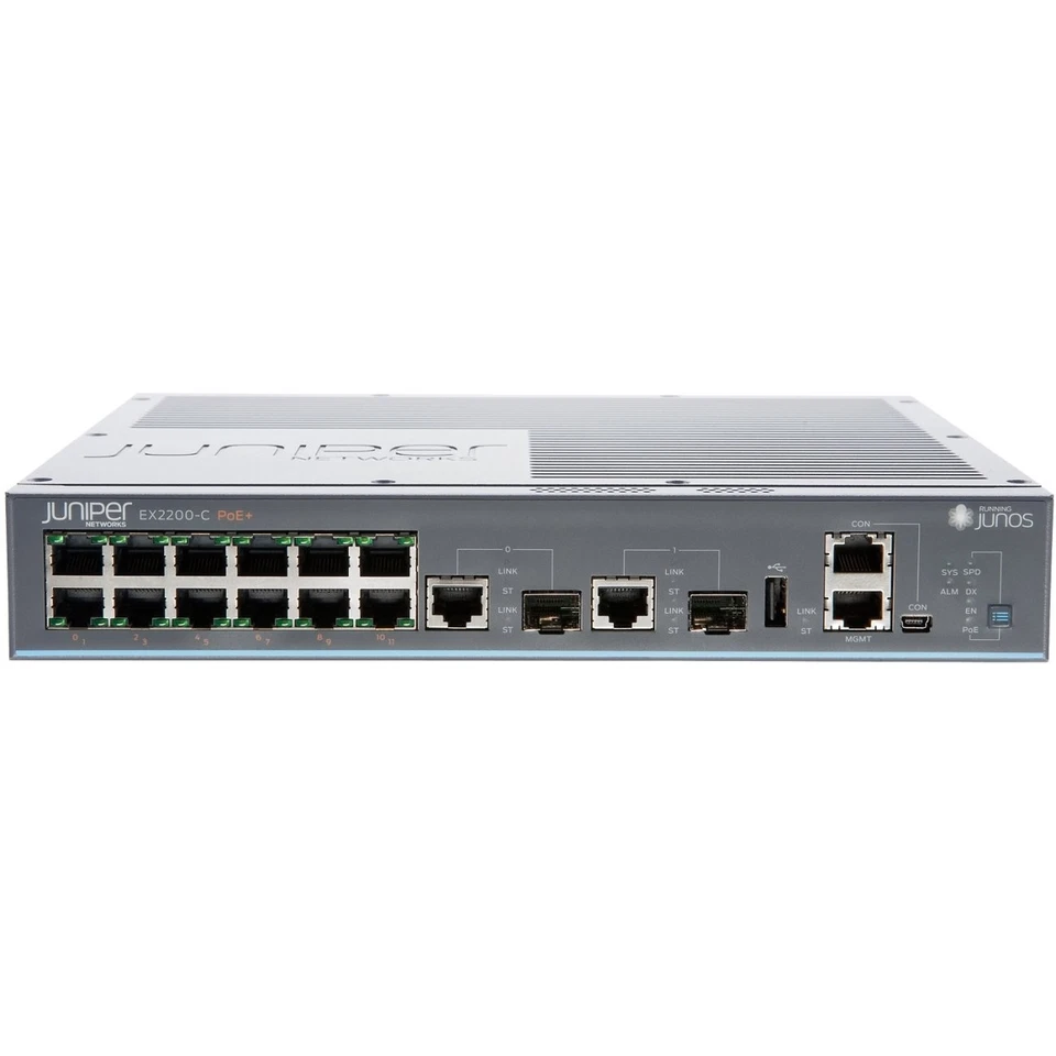 Juniper Layer 3 Switch (EX2200-C-12P-2G) - Image 1 of 1